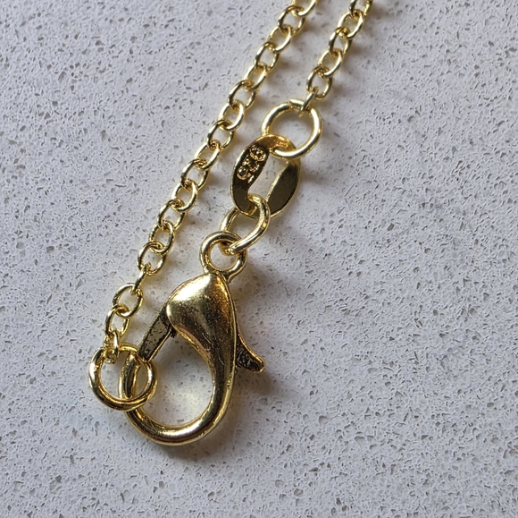 Upcycled MCM Pendant Necklace - Picture 5 of 5